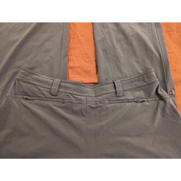 Isis poly/spandex drawstring flare roll-up pants - Size 8R, EUC - Picture 6 of 6